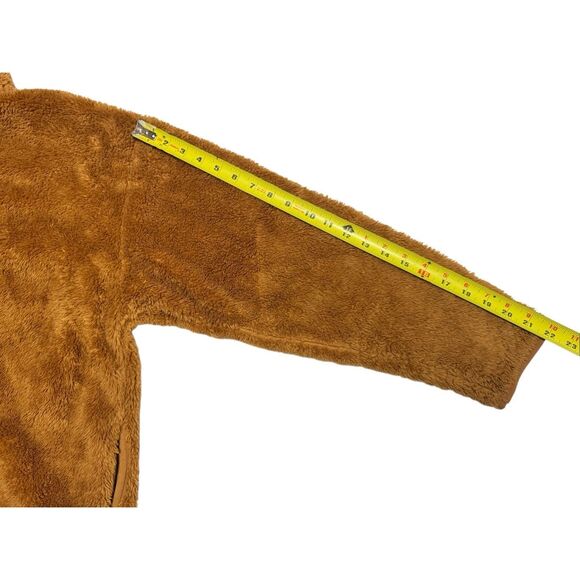 Victoria's Secret PINK Teddy Full Zip Jacket Stucco Brown Medium - Picture 7 of 12